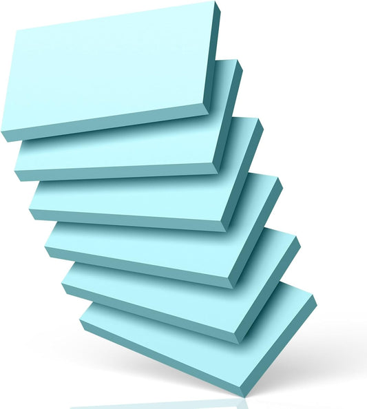 300 Count Blank Index Cards 3x5 Inch Blue Flash Cards Colored Cardstock, Unruled Note Cards Study Card Portable Learning Flashcards Ideal for Note Taking, Art Sketching, Office & School Supplies