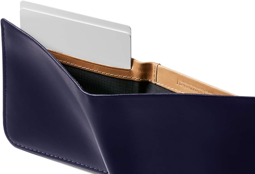 Bellroy Hide & Seek Wallet (Slim Leather Bifold Design, RFID Protected, Holds 5-12 Cards, Coin Pouch, Flat Note Section, Hidden Pocket)