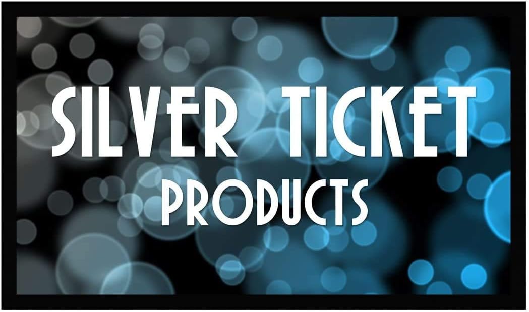 Silver Ticket Products STR Series 6 Piece Home Theater Fixed Frame 4K / 8K Ultra HD, HDTV, HDR & Active 3D Movie Projection Screen, 16:9 Format, 106" Diagonal, Grey Material STR-169106-G