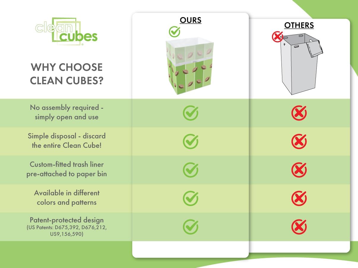 | 13 Gallon Disposable Trash Cans (3-Pack) with Fitted Trash Bags - Reusable Garbage and Recycling Bins for Parties, Events, and More (Tailgating - 17" Height x 13.5" Width x 10" Depth)