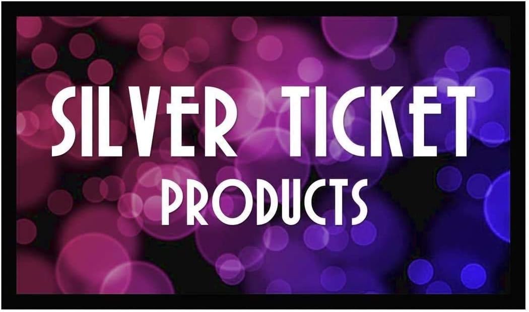 Silver Ticket Products STR Series 6 Piece Home Theater Fixed Frame 4K / 8K Ultra HD, HDTV, HDR & Active 3D Movie Projection Screen, 16:9 Format, 120" Diagonal, High Contrast Material STR-169120-HC