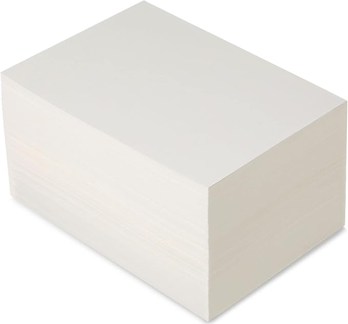 TaoBary 300 Pcs Watercolor Paper Sheet Bulk White Cold Press Paper Pack 110 lb 230 GSM Sketch Painting Watercolor Pad for Watercolorist Beginning Artists Adults Drawing Craft(5.5 x 8.5 Inch,230 GSM)