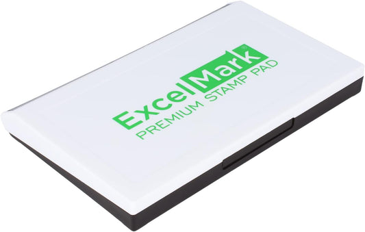 ExcelMark Rubber Stamp Ink Pad Extra Large 3-7/8" x 7" (Green)
