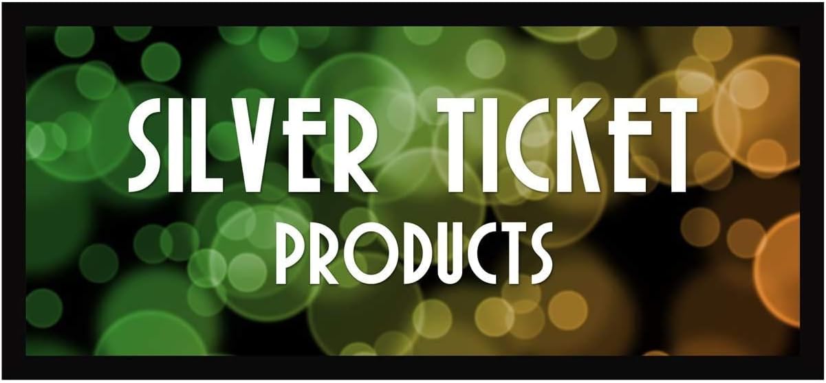 Silver Ticket Products STR Series 6 Piece Home Theater Fixed Frame 4K / 8K Ultra HD, HDTV, HDR & Active 3D Movie Projection Screen, 2.35:1 Format, 138" Diagonal, White Material STR-235138