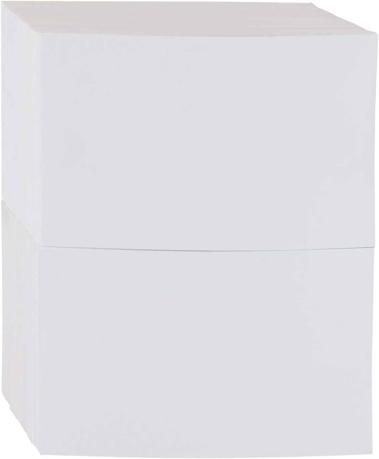 Amazon Basics Blank Index Cards, White, 4" x 6", 1000 Count (Pack of 2)