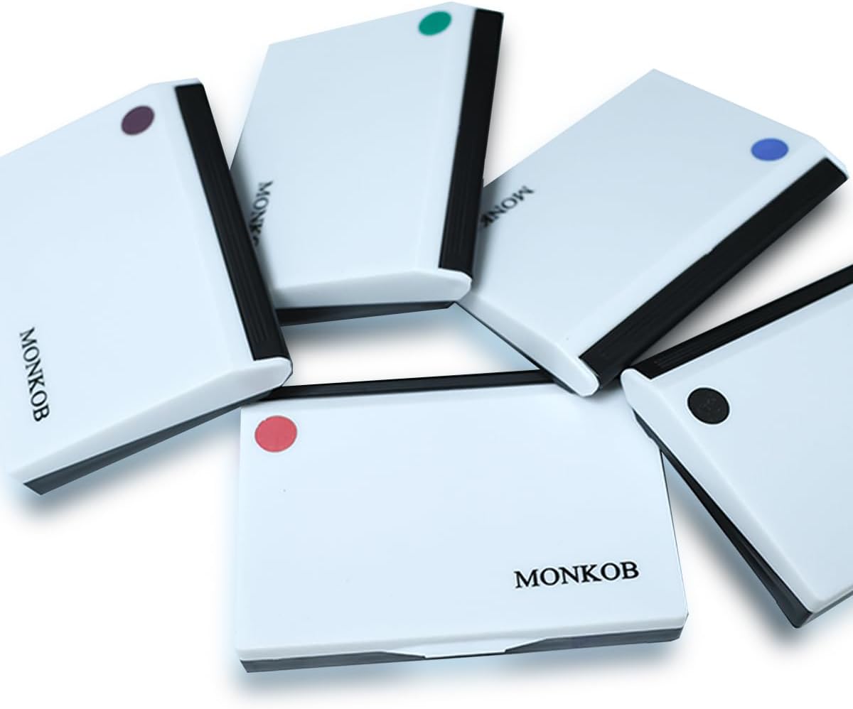 Black Ink Stamp Pad 2.75" x 3.93", Ink Paste Used for Office, Home, Crafting, DIY (Black)