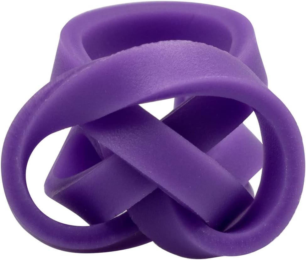 JAM PAPER Colorful Rubber Bands - Size 33 - Purple Rubberbands - 100/Pack