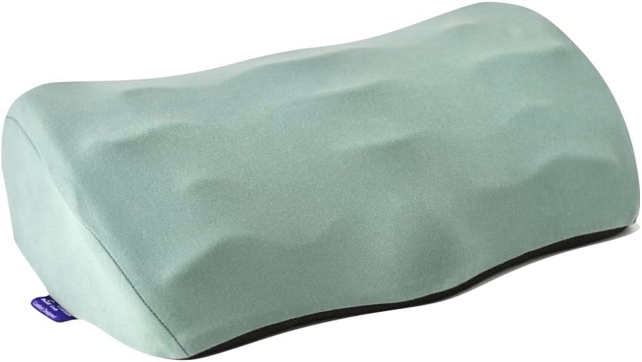 C CUSHION LAB Foot Rest for Under Desk at Work - Adjustable Memory Foam Foot Rest for Office Chair & Gaming Chair - Ergonomic Design for Back & Hip Pain Relief - Wellness Green