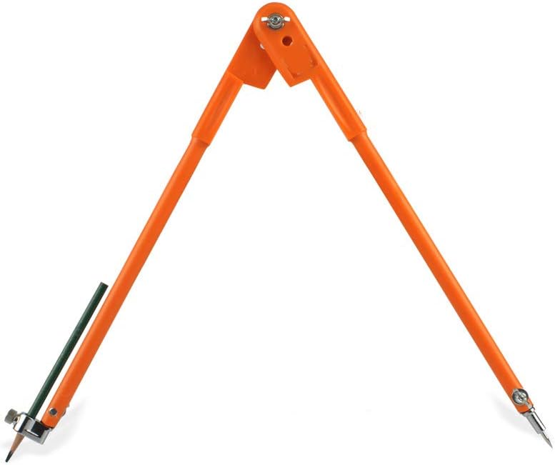 Professional Woodworking Compass Pencil Marking Compass Circle Maker Scriber for Geometry (Medium)