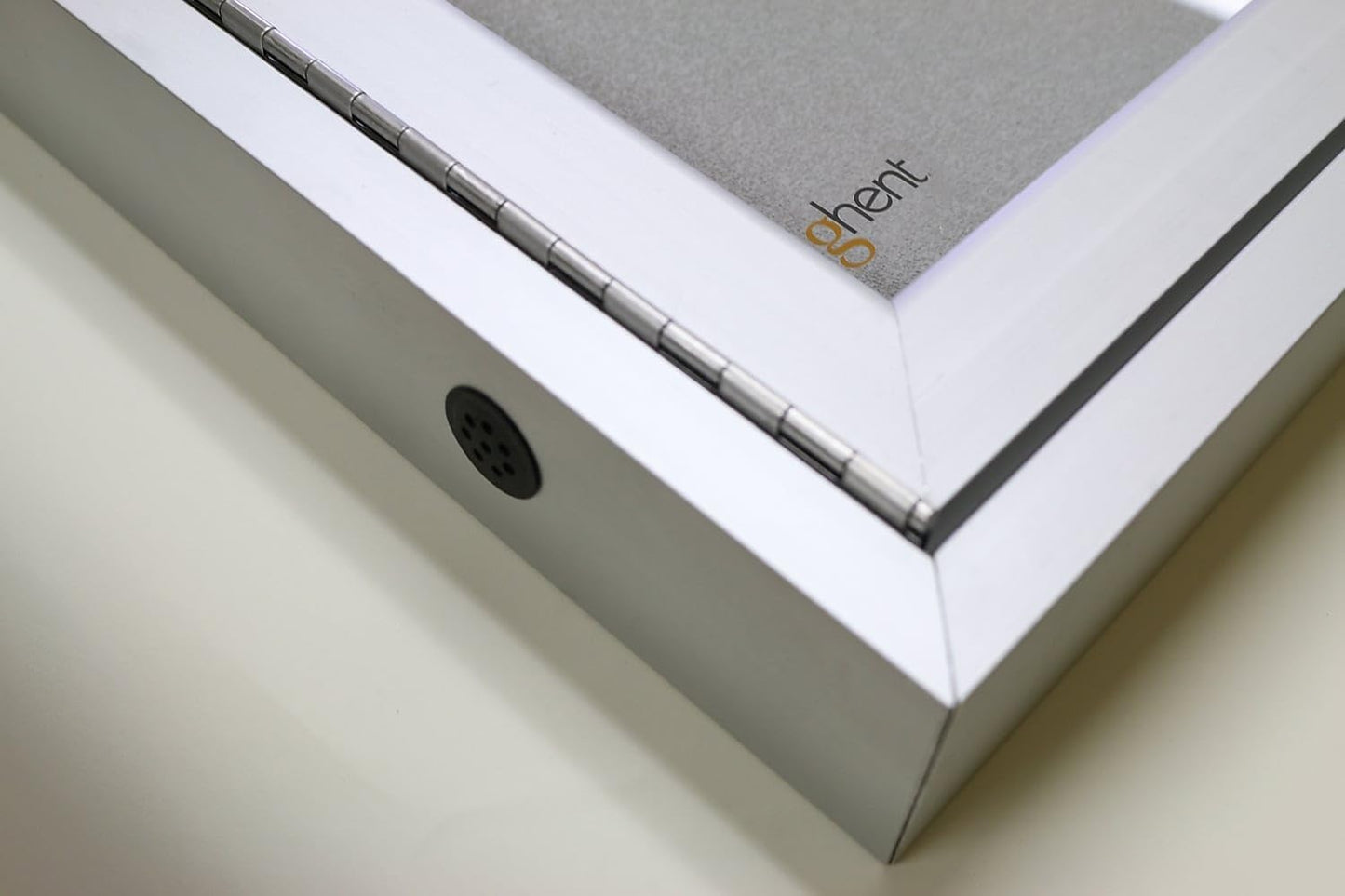 Ghent 48"x96" 2-Door Outdoor Enclosed Vinyl Bulletin Board, Shatter Resistant, with Lock, Satin Aluminum Frame - Silver (PA34896VX-193), Made in The USA,Medium