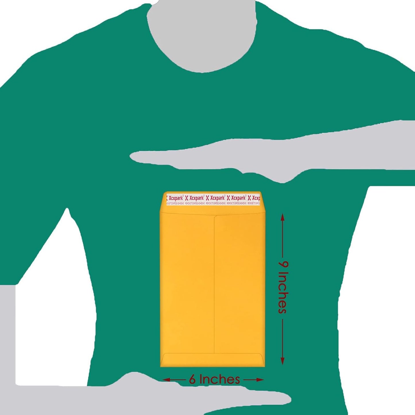 250 PCS 6x9 inches Security Catalog Envelopes Printable Self Seal Envelopes, Anti Tear brown Kraft Envelopes for Invitation Cards, Pictures, Photos, Documents