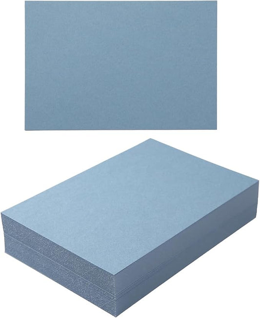 50 Sheets Blank Cardstock Paper 250 GSM Thick Heavy Cards Stock for DIY Art Projects, Card Making, Postcards, Greeting Cards, Birthday Party, Wedding Invitations (Dusty-Blue, 5x7 inches)