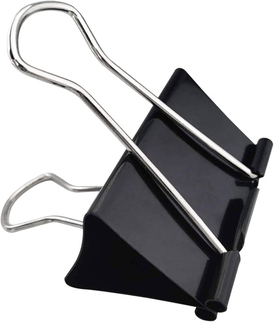 Extra Large Binder Clips 2.4 Inch (36 Pack), Upgrade Giant Binder Clips Big Paper Clips Clamps for Office and Home Supplies, Black by Aellabus