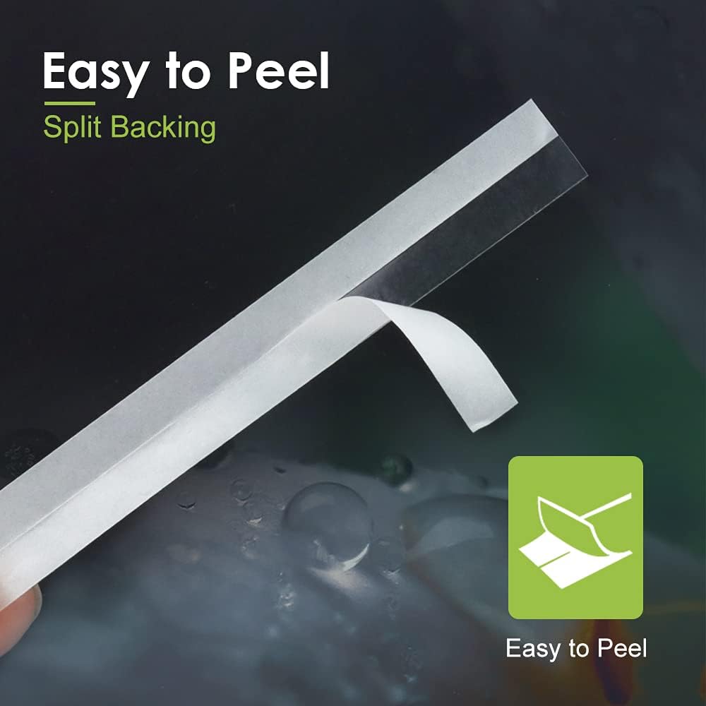 Absonic 6-Pack 12mm 0.47 Laminated Clear Tape Compatible for Brother TZe-131 TZe131 Label Tape 1/2 Tze Label Tape for Brother Ptouch PT-D210 PT-D220 PT-H111 PT-H100 PT-D400 Label Maker, Black on Clear