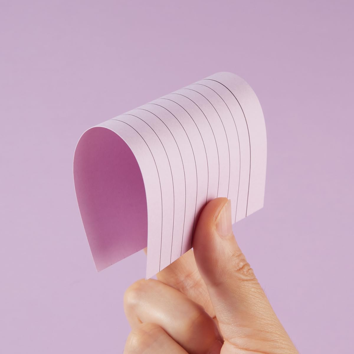 100 Sheets 3x5 Colored Ruled Note Cards Index Cards, 250 GSM Heavy Flashcards, 5 Purple