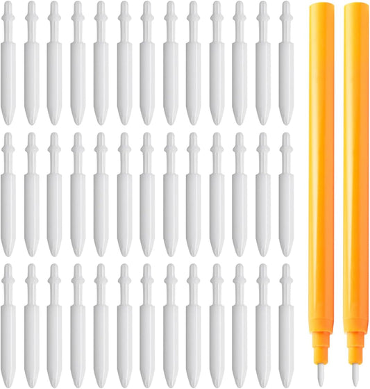 50PCS Paint Pen Nibs,0.7mm Marker Tips Replacement Acrylic Marker Nibs for DIY Writing Painting