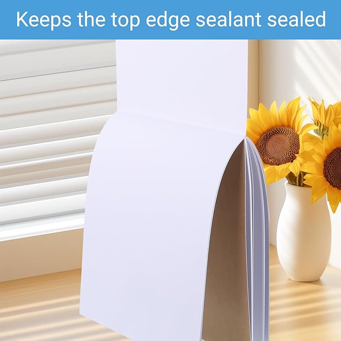 6 Pack Blank White Memo Pads 8.5X11 Inch Unlined Note Pad Scratch Pads for Office, School, and Home Use (Each Pad 50 Sheets)