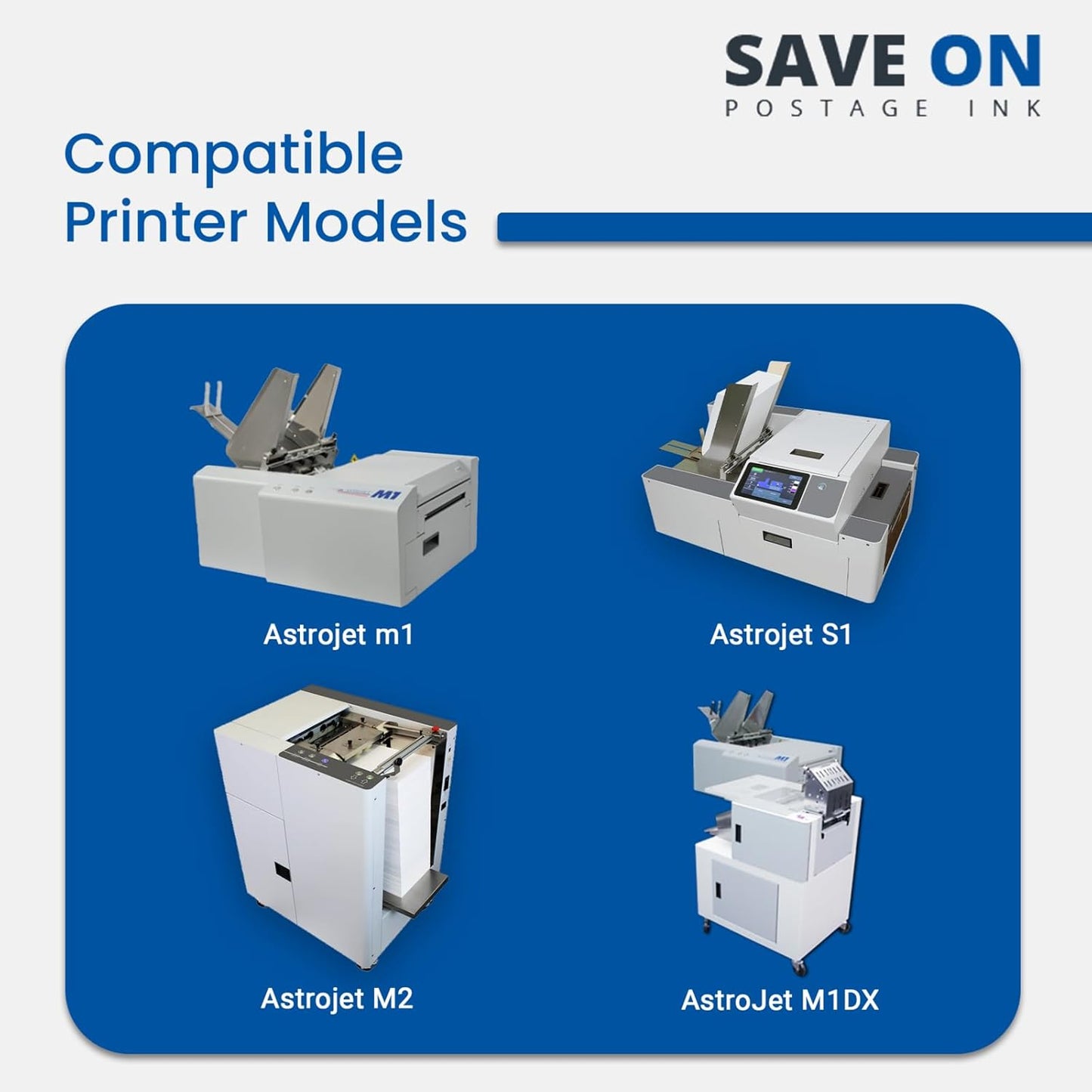 Save On Postage Ink, Memjet Ink Cartridge Compatible Astro 123-2412 | Memjet Ink Compatible HI-Cap Black 250ml Ink Tank for AstroJet M1 M2 S1 and M1DX