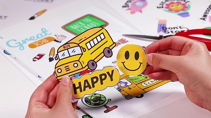 8.5" x 11" Full Sheet Label Sticker Paper for Laser & Inkjet Printers [100 Sheets,100 Labels]