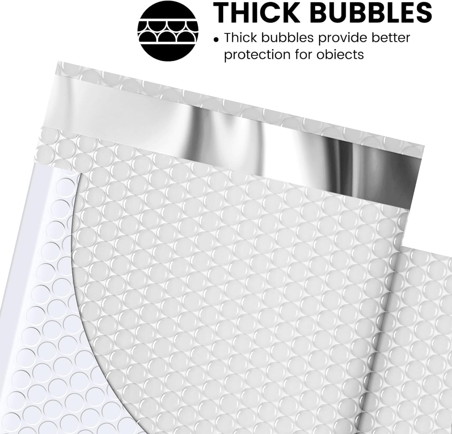 Fuxury Bubble Mailers 6x10" White Padded Envelopes 9600Pack Strong Adhesion Thick Padded Mailers for Small Business Mailing Small Items,Jewelry,Makeup