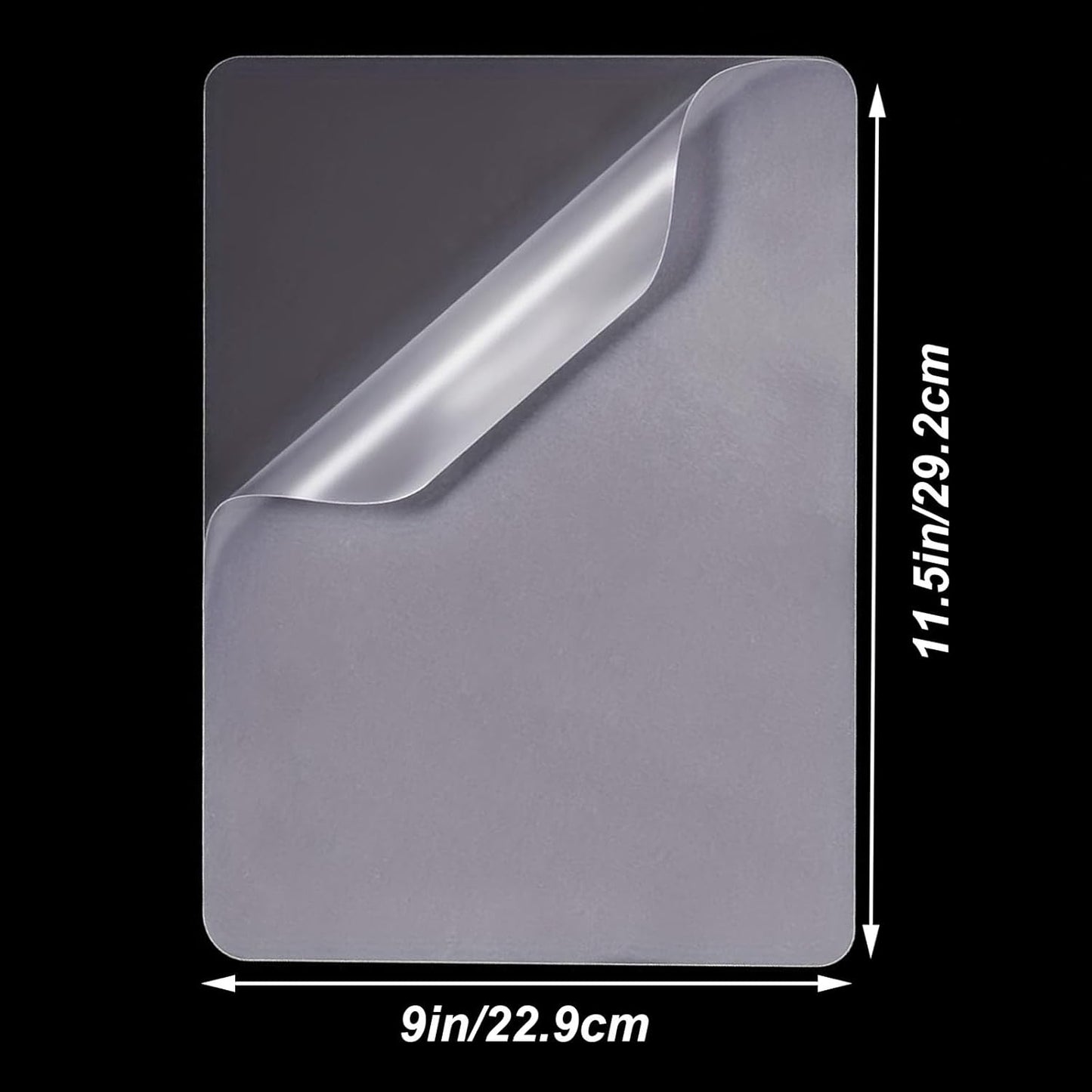 50 Pack Thermal Laminating Pouches, 9 x 11.5-Inches, 3 mil Thick, Clear Laminating Sheets