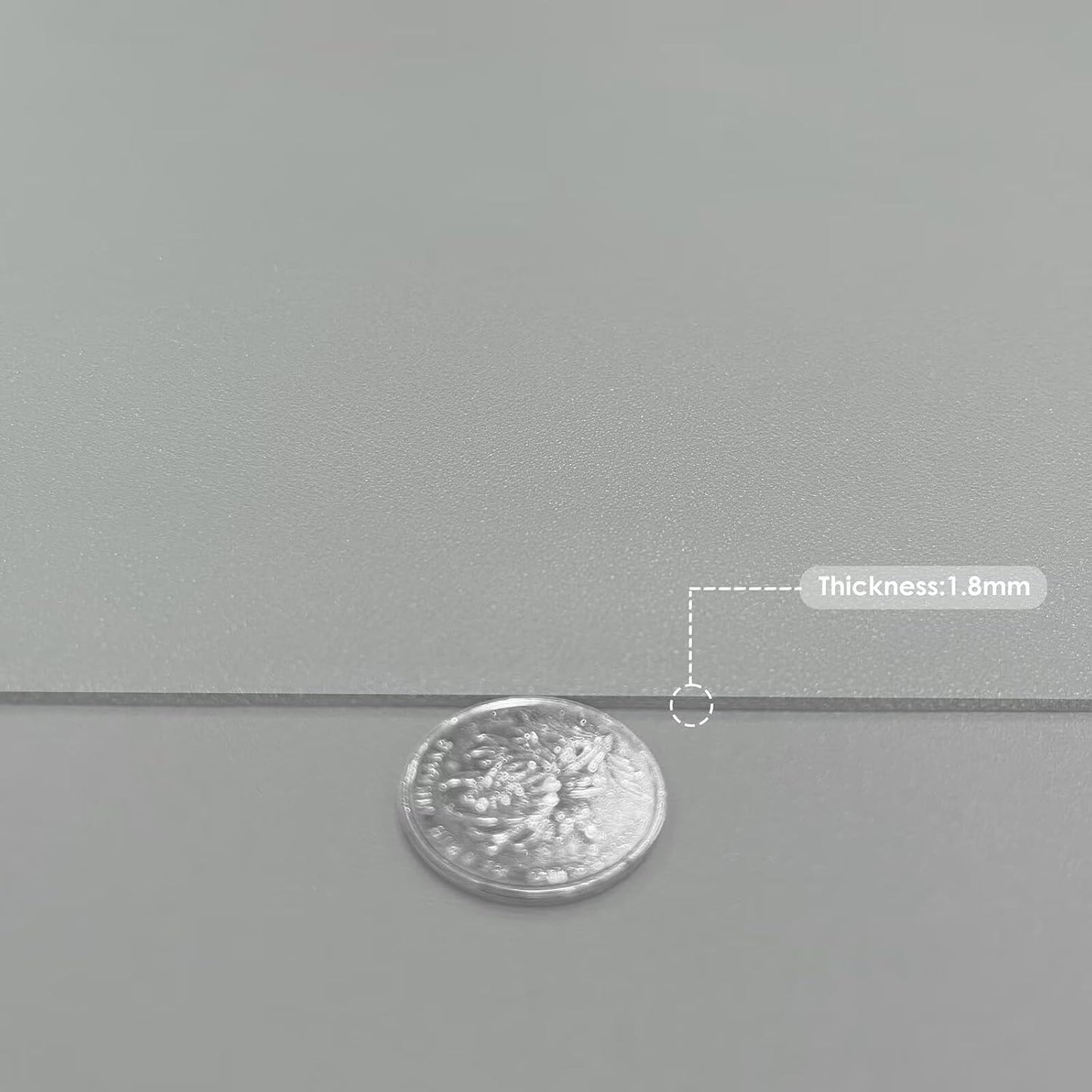 Leather Table Cover,1.8mm Thick,40x40 Inch Table Protector,Table Protector for Dining Room Table,Dining Table Cover,Table Cover Protector.(Gray+Gray,40x40)