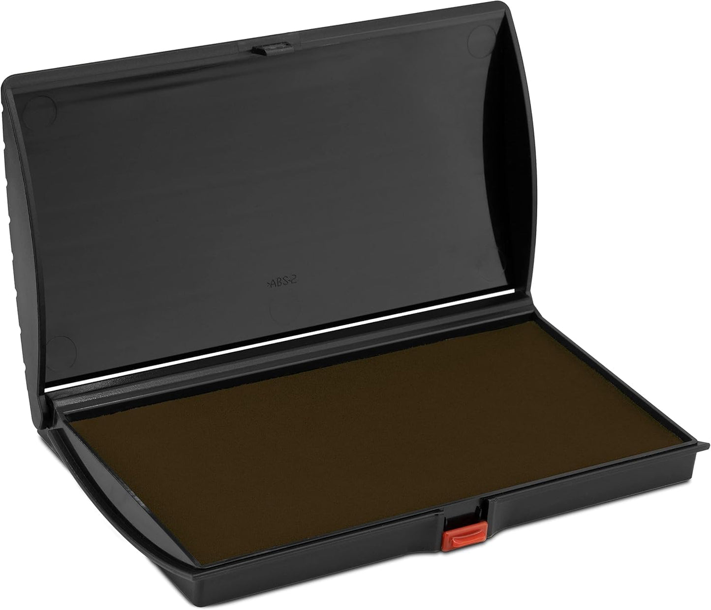 Large Premium Brown Ink Stamp Pad - 3" by 6" - Quality Felt Pad - Case with Closing snap