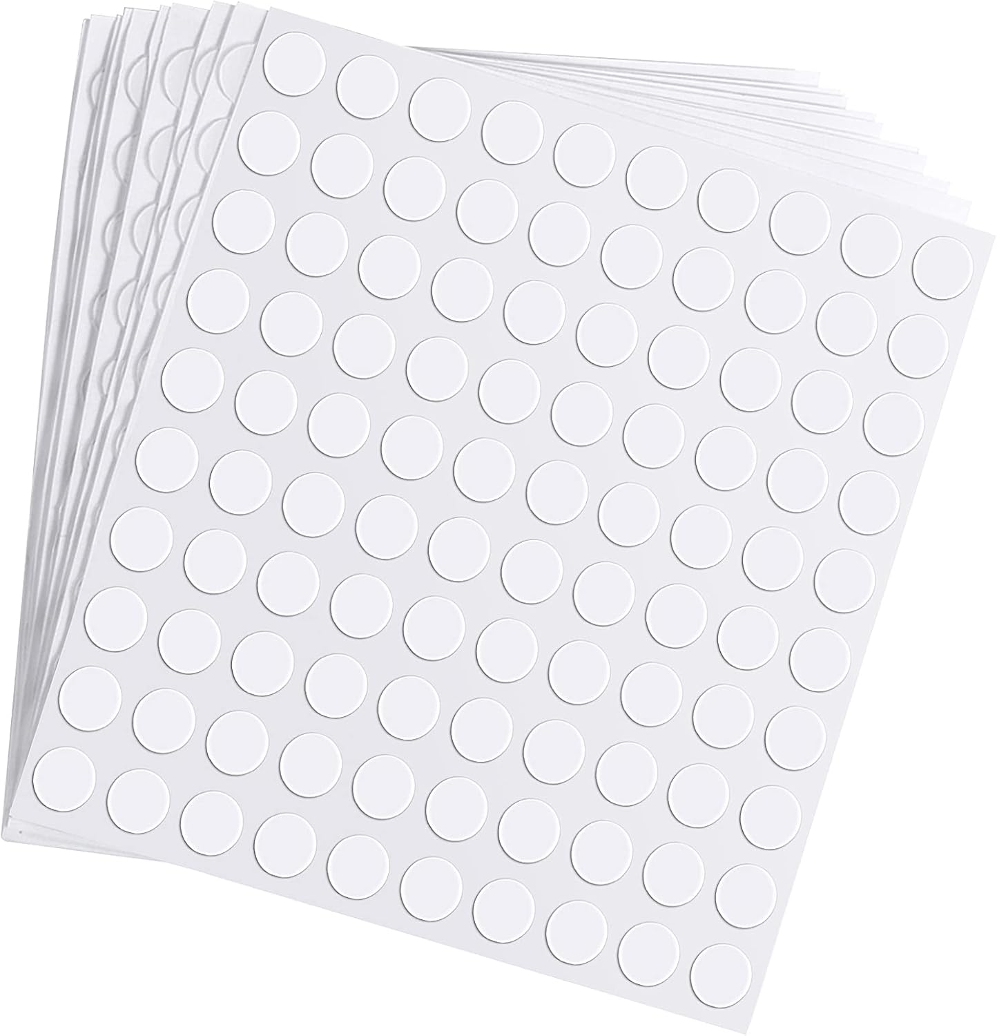 Zonon 1000 Pcs Double Sided Adhesive Dots Clear Glue Point Tape Stickers Balloon Glue Round Mini No Traces Adhesive Sticker Dot Sticker for Classroom Decor Craft DIY Office (0.47 Inch/ 12 mm)