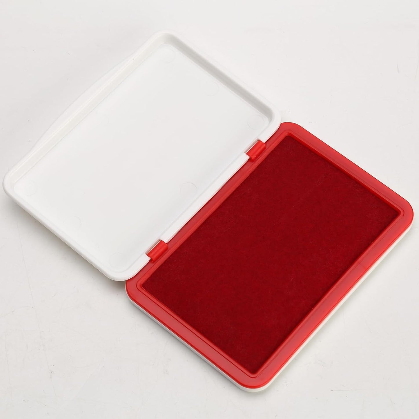 Ink Pads for Stamps | Red Ink Stamp Pad | Rubber Stamps Ink Pad - Premium Quality Felt Pad for Stamps | Stamp Pads | Large Size