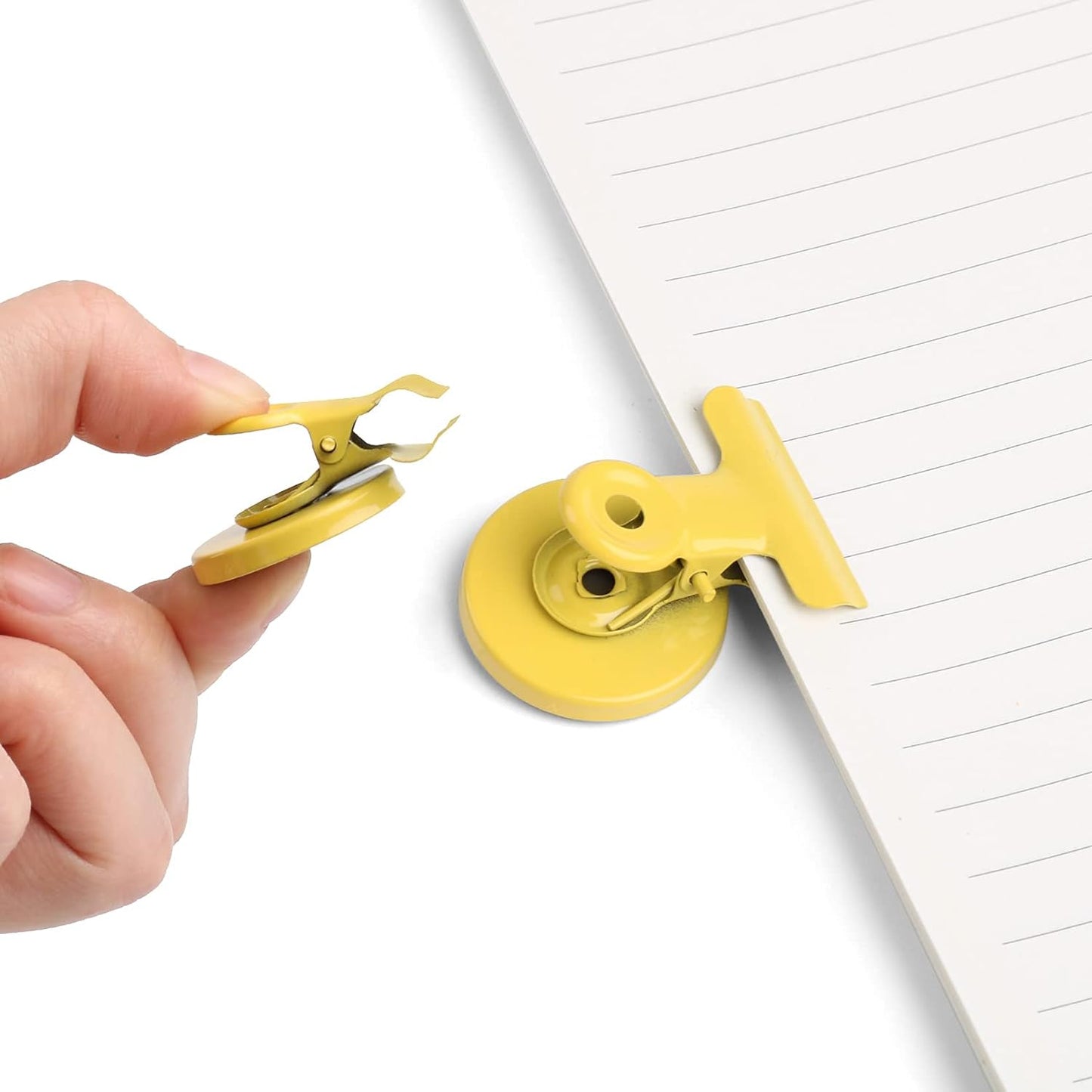 VNDUEEY 20 Pack Multicolor Magnetic Clips Fridge Magnets Refrigerator Magnets, Magnet Clips Whiteboard Magnets, Magnetic Paper Clips for Home, School, Office, Locker