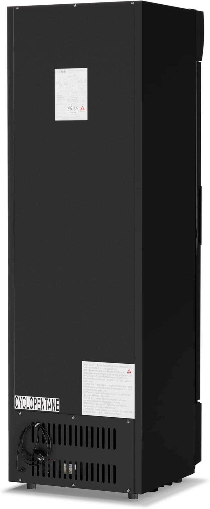 KoolMore DGDR-1D-9C 22 in. 9 Commercial One Glass Door Beverage Display Merchandiser Refrigerator Cooler, ETL Listed in Black, 9.1 cu. ft