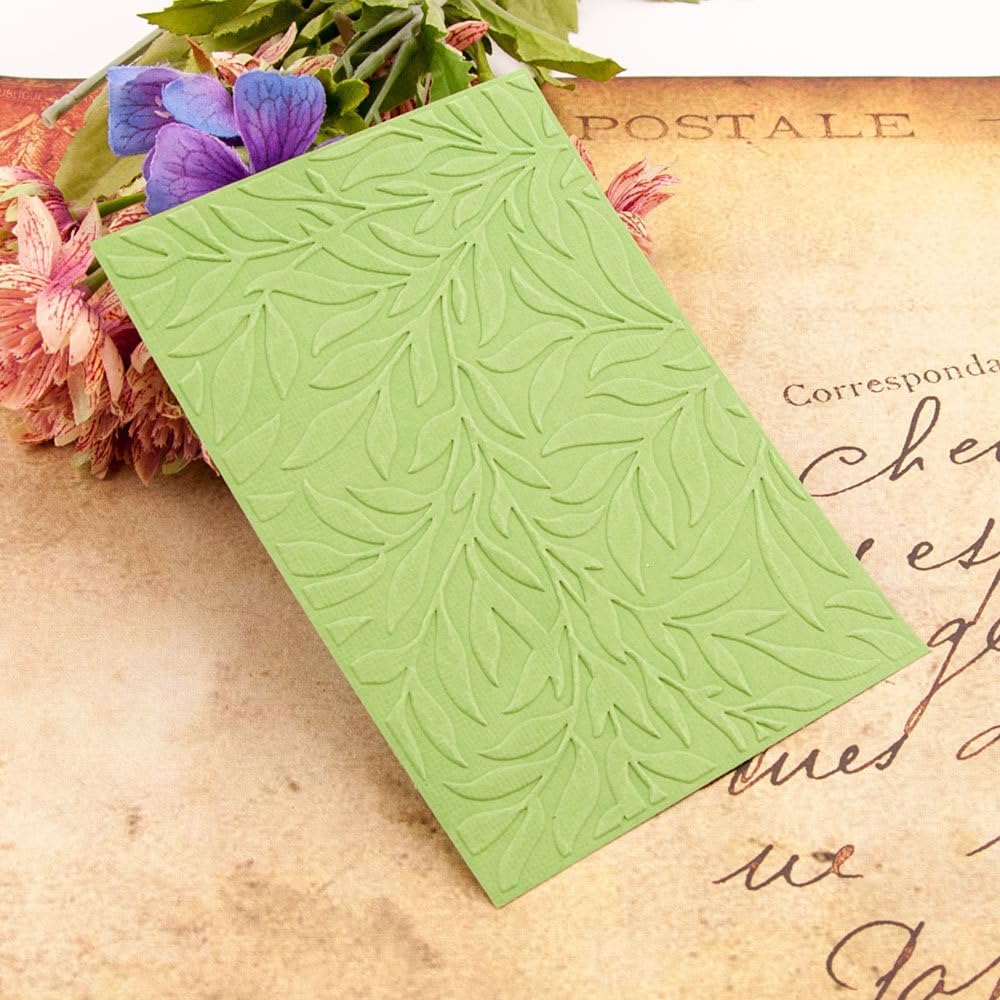 9Pcs Plastic Embossing Folders for Card Making Embossing Machine Template Mold Paper Card Embossing Stencil Flower Leaf Embossing Folder for Scrapbook Photo Album DIY Craft Decoration,4.1 x 5.8inch