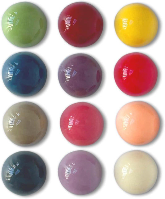 12PCS Strong Fridge Magnets, Colorful Decorative Refrigerator Magnets, Cute Classroom Whiteboard Magnets, for Office Cabinets and Dishwasher