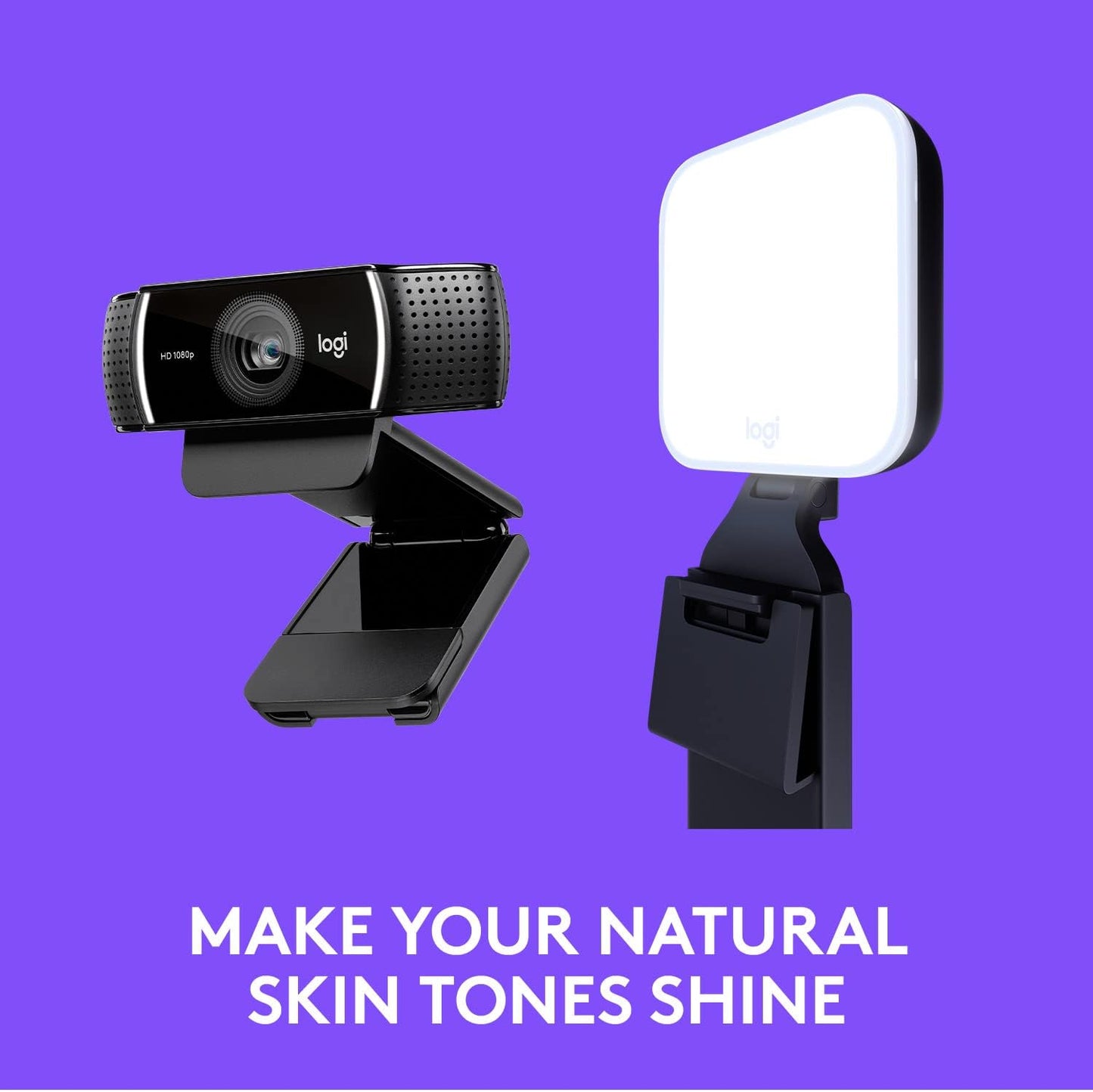 Logitech C922x Pro + Logitech for Creators Litra Glow - The Ultimate Solution for a Professional Look During Video-Calls