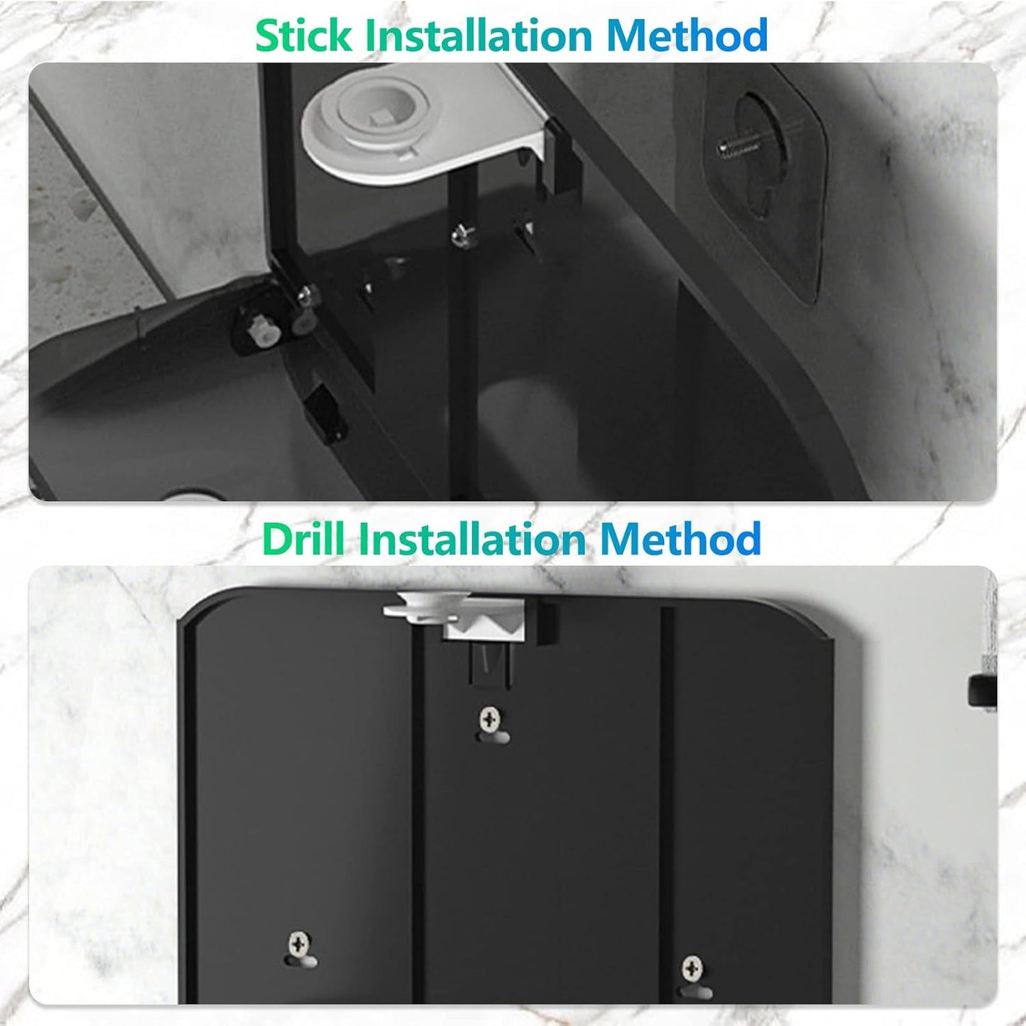 C-Fold Paper Towel Dispenser for Bathroom: Compact 200 Sheets Large Capacity for Multifold Hand Towel, No-Hole Installation Adhesive Paper Towel Holder Wall Mount - Gold