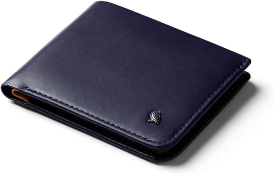 Bellroy Hide & Seek Wallet (Slim Leather Bifold Design, RFID Protected, Holds 5-12 Cards, Coin Pouch, Flat Note Section, Hidden Pocket)