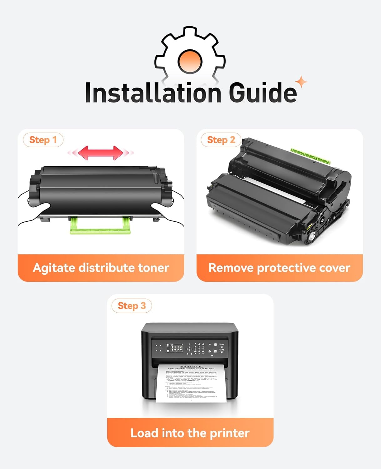 B2360 M11XH Toner Cartridge (with chip High Yield) 1-Pack Black Replacement for Dell B2360 M11XH Toner Compatible with Dell B2360 B2360d B2360dn B3460dn B3465dn B3465dnf Laser Printer Ink All-in-One