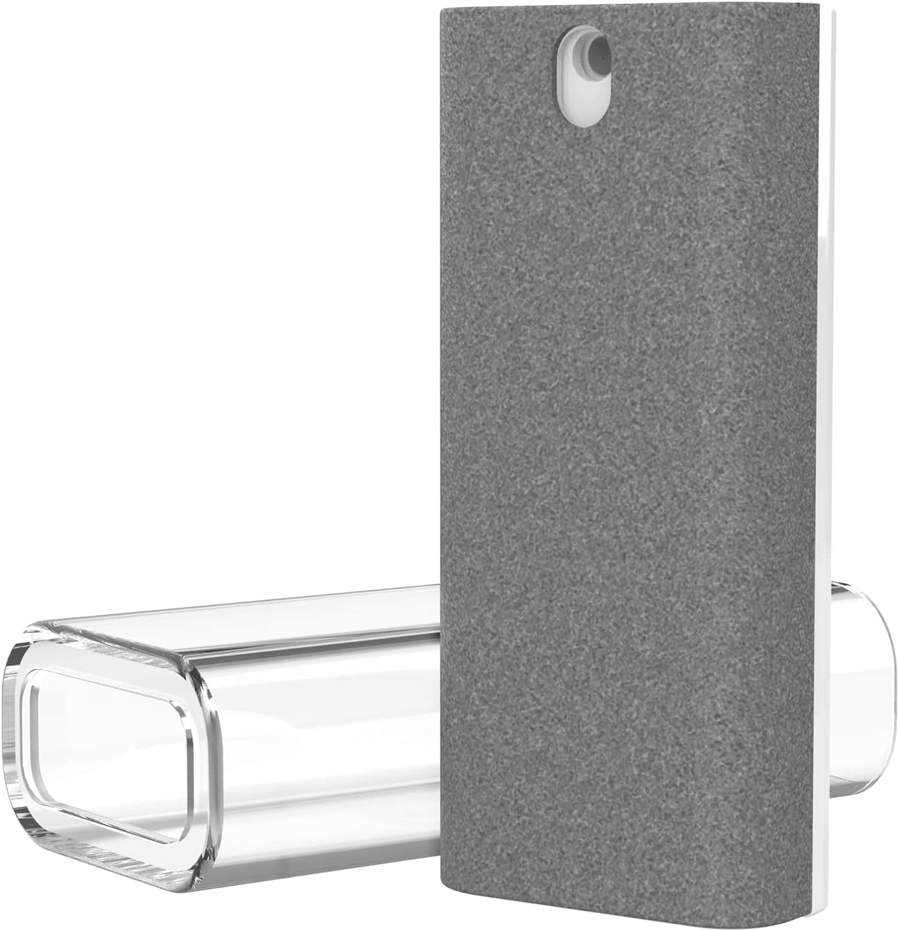 CLICK CLEAN Touchscreen Mist Cleaner, Screen Cleaner, All in One Screen Cleaner Spray with Microfiber and Phone Stand for All Phones, Laptop and Tablet Screens (Grey)