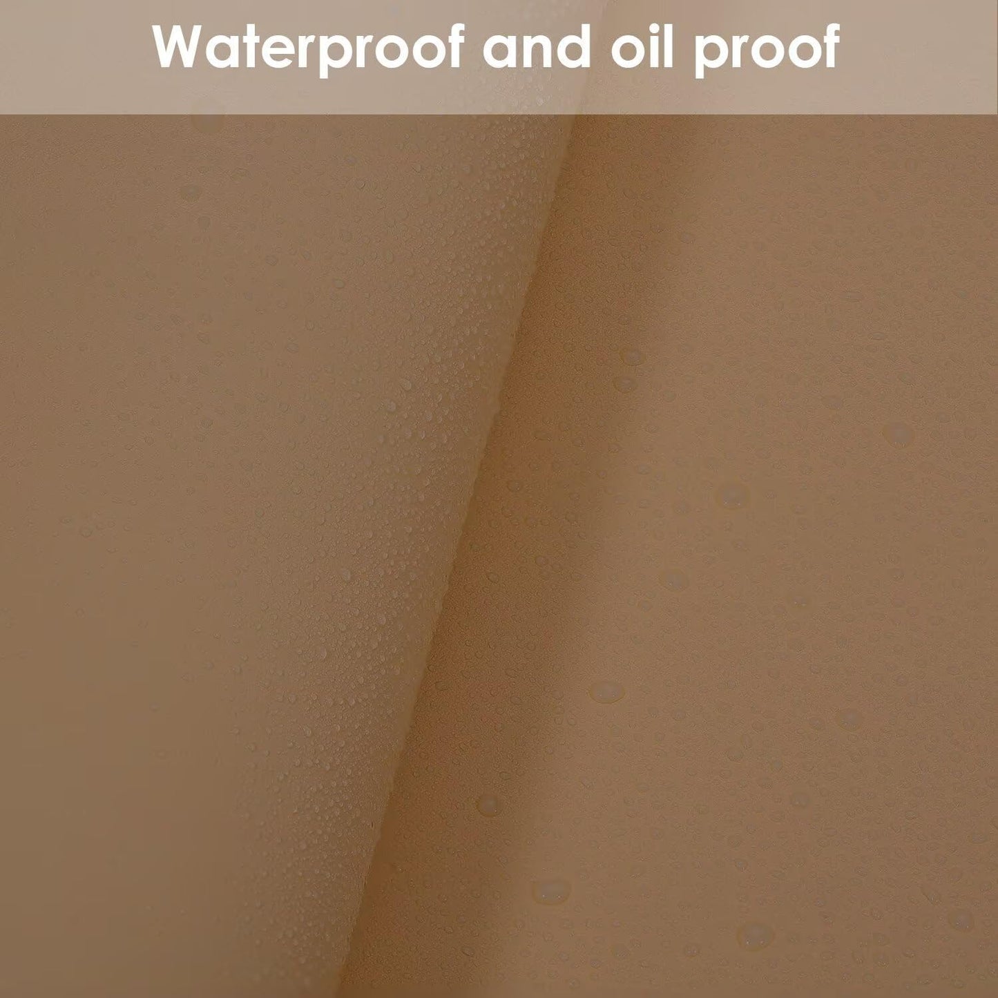 Leather Table Cover,1.8mm Thick,17x72 Inch Desk Cover,Dresser Cover Top,Dresser Protector Top,Dresser Cover,End Table Cover.(Khaki+Silvery,17x72)