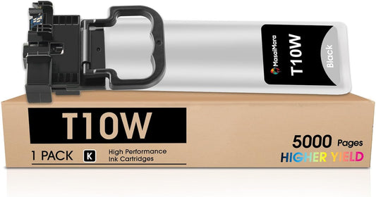 MasaiMara Remanufactured T10W T10W100 Black Compatible Ink Cartridge Replacement for WF-C5390 WF-C5890 WFC5390 WFC5890 Color Printers (1-Pack)