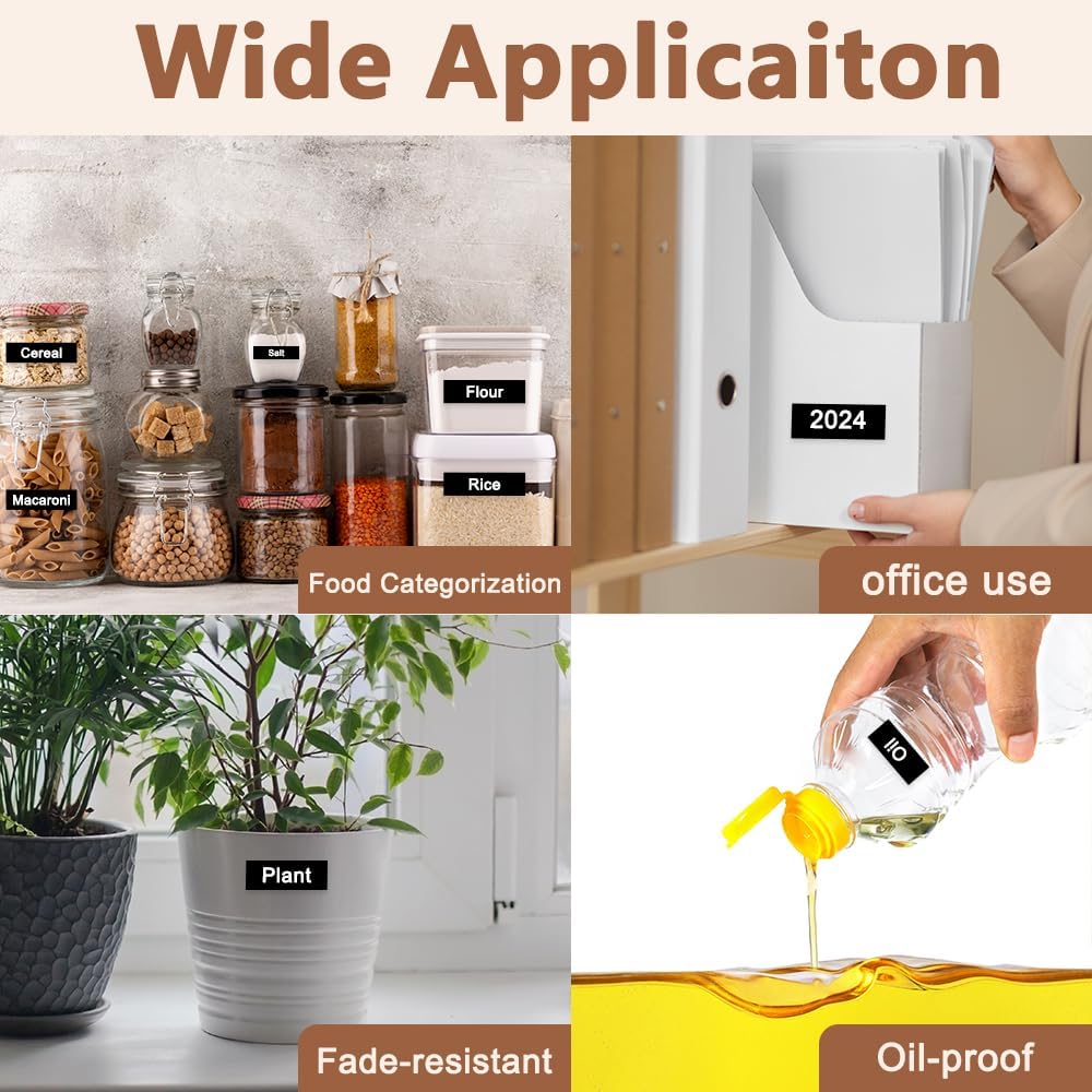 Hehua Tze Tz Tape 9mm 0.35 Laminated Black Tape Compatible for Brother P-Touch TZe-325 TZe325 TZ-325 TZ325 Label Tape for Ptouch PT D210 D200 D220 H110, 3/8'' x 26.2ft White on Black, 3 Pack