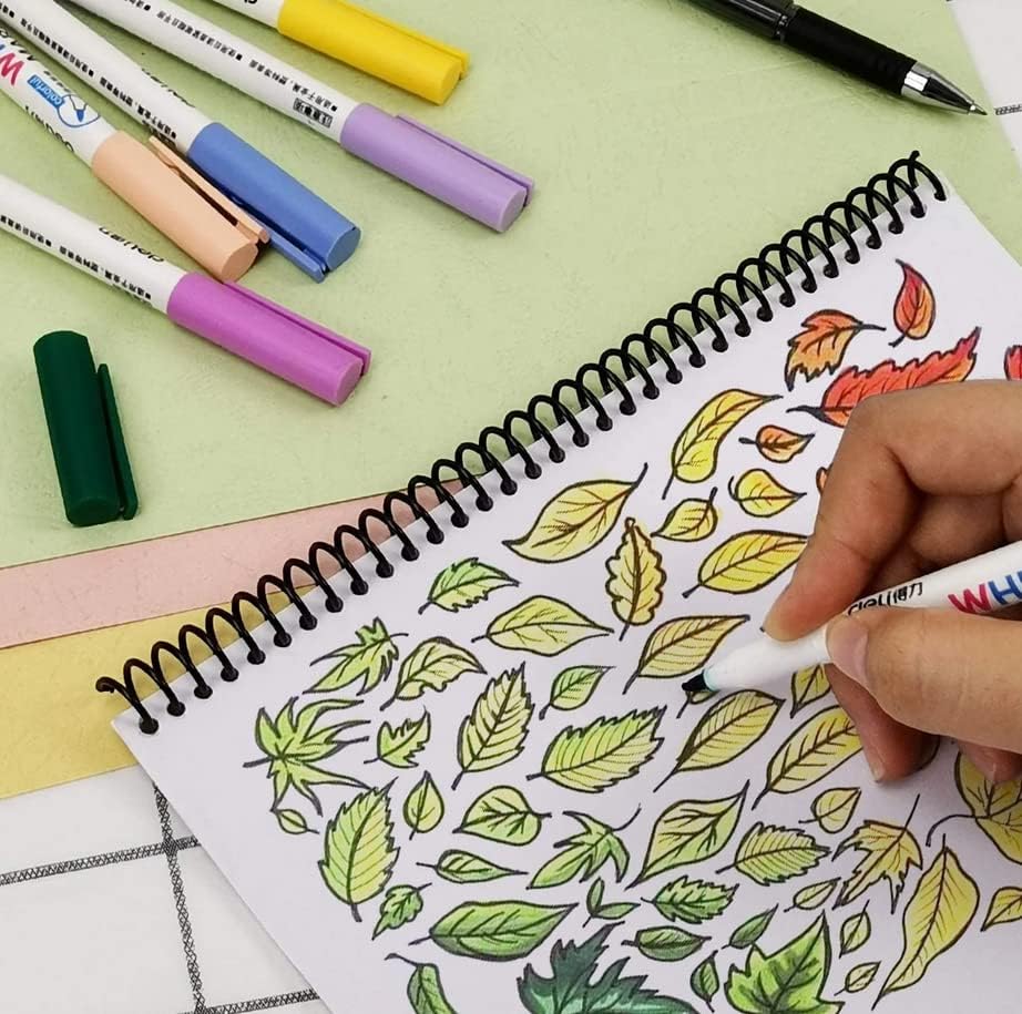 Plutreas 100 Pack Plastic Spiral Binding Coils, 4:1 Pitch, Spiral Binding Spines for Office Documents, Engineer Papers, Business Projects (10mm (75 Sheet Capacity))