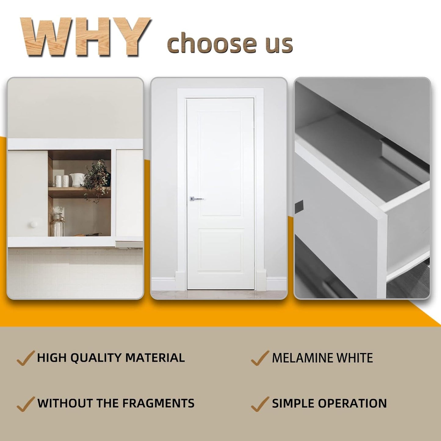 GSCIT Club Melamine Edge Banding, 3/4 inch x 25ft (19mm x 7.6m) White Edge Banding with Hot Melt Adhesive Pre-glued Cabinet Edge Banding Flexible White Veneer Edging for Plywood Furniture Table