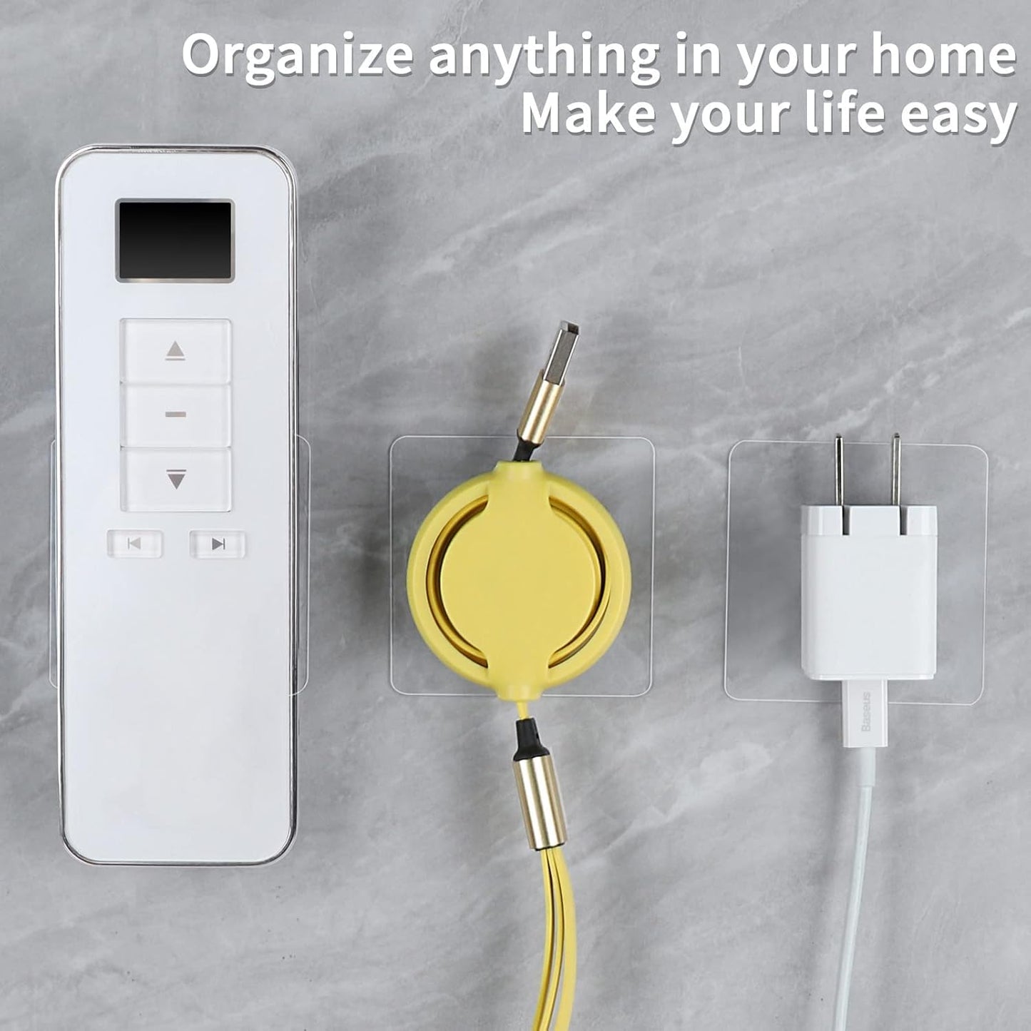 50PCS Premium Double Sided Mounting Squares Clear Tape,Heavy Duty Adhesive Pads for Pictures,Poster Hanging Strips - Strong Sticky Tack,Waterproof Adhesive for Shower,Wall Patch,Sticky Pads