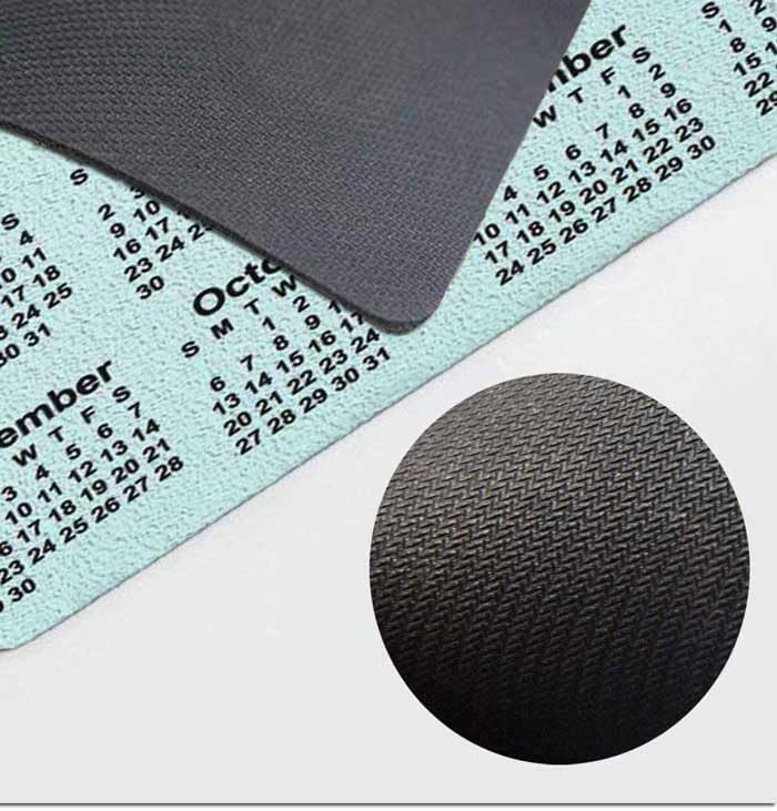 Calendar Mouse pad, Natural Rubber Mouse Pad, Quality Creative Gaming Rectangle Mouse Personalized Desk Mouse Pad 9.5 inch x 7.9 inch (Calendar 2024)