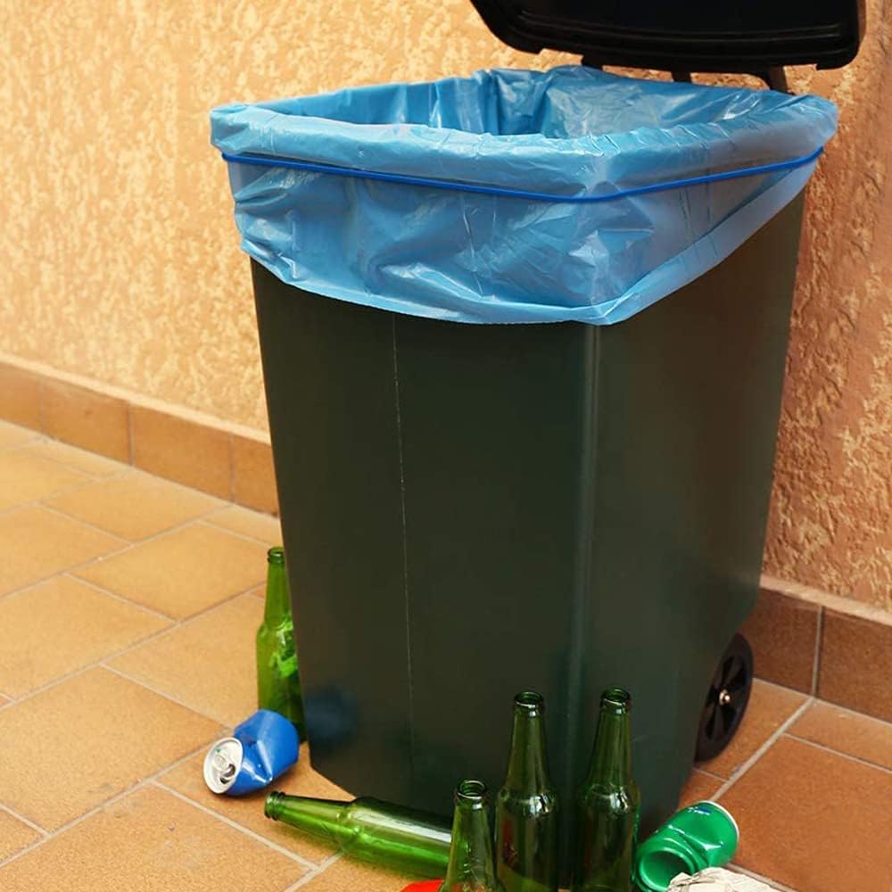 AMUU Rubber Bands 8inch 50 Pack Big Large Rubber Band for Trash Cans Elastic Rubber Bands for Office Supplies File Folders Box Books gifts Notebook Blue