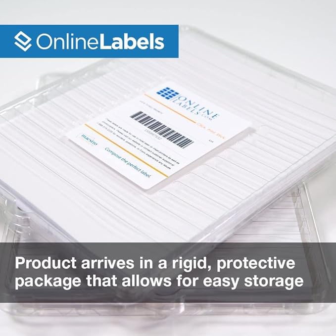 4 x 5 Rectangle Mailing Labels - Permanent, White Matte - Shipping, Wine, Product - Pack of 2,000-500 Sheets - Inkjet/Laser Printers - Online Labels