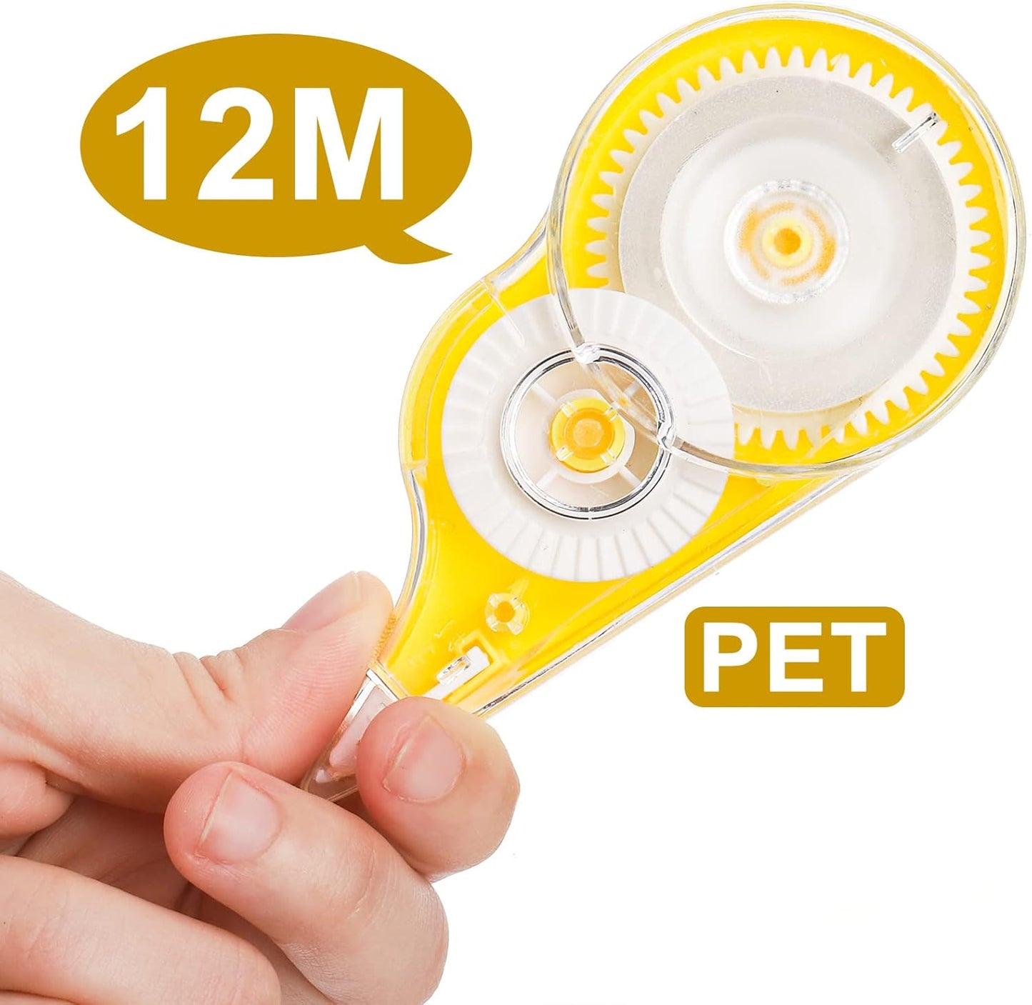 Nicunom 36 Pack White Correction Tape, 39 Feet Correction Tapes Easy To Use Applicator for Instant Corrections School Office Supplies, Colorful