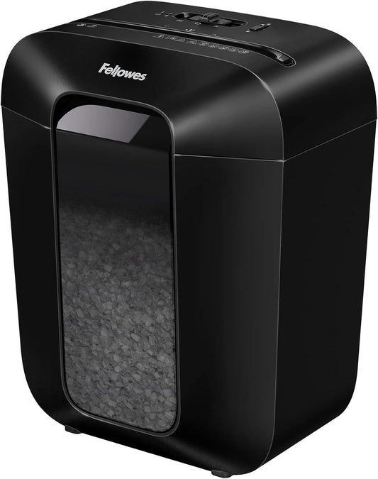 Fellowes LX41-DB 8-Sheet Micro-Cut Paper Shredder for Home Office