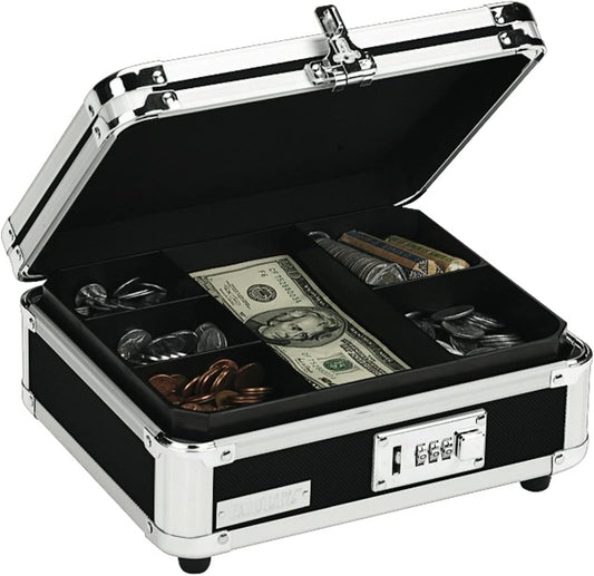 Vaultz® Cash Box, Black